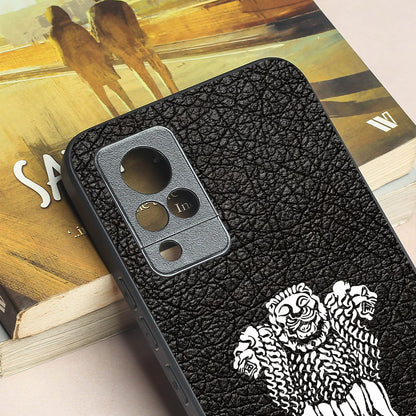 Black Satyamev Jayate metal back case for Vivo V21