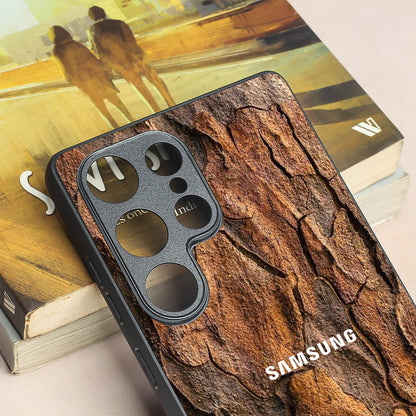 Wavy Grain metal back case for Samsung S25 Ultra
