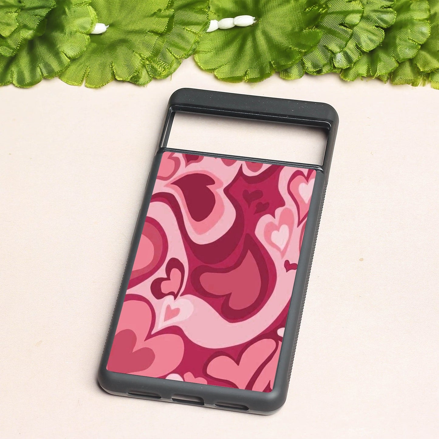 Valentine Wave Marble metal back case for Google Pixel 8