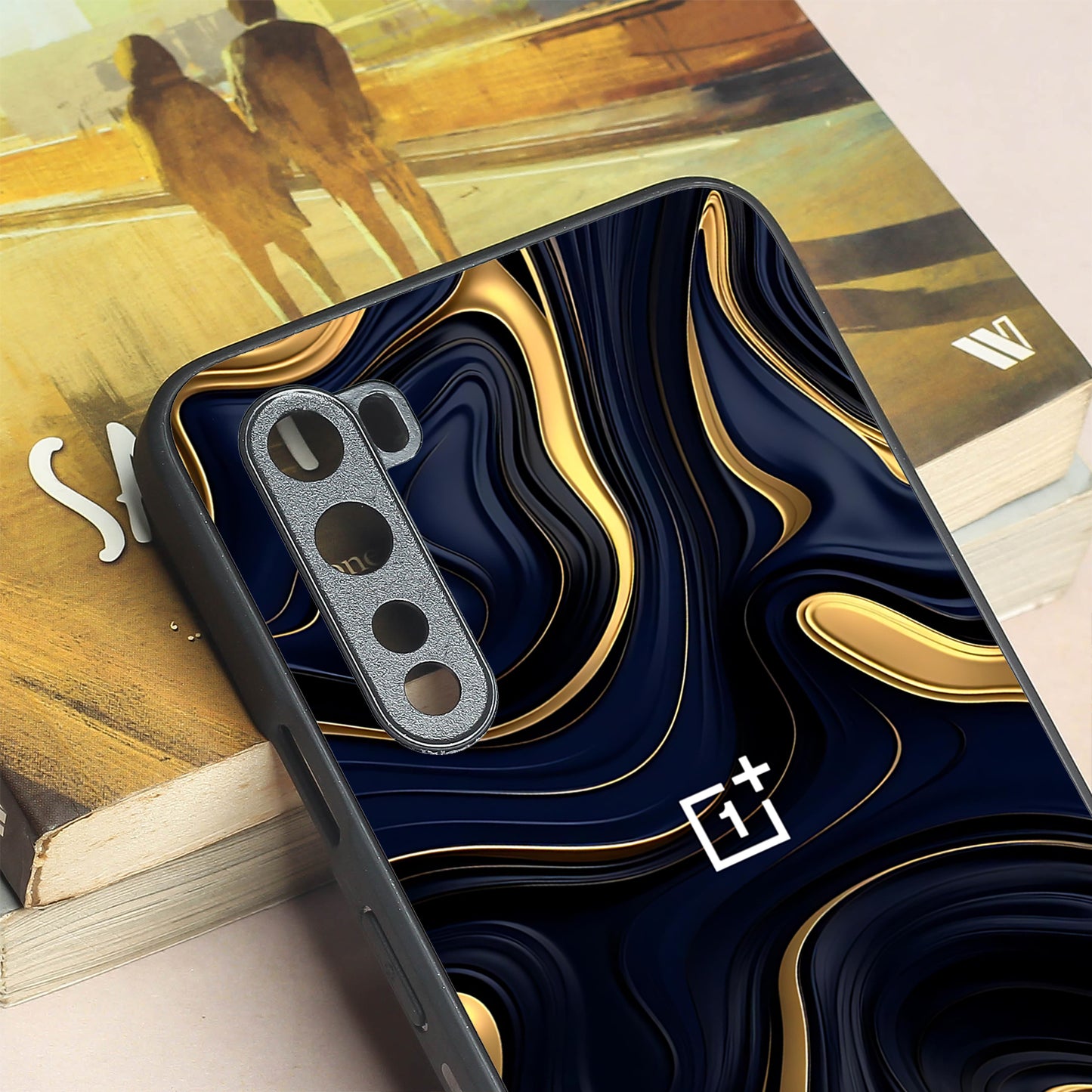 Noir Gold metal back case for Oneplus Nord