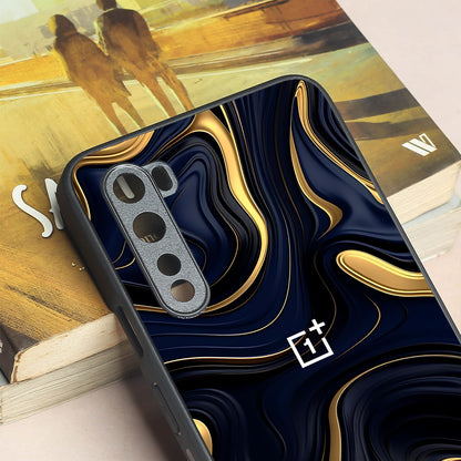 Noir Gold metal back case for Oneplus Nord