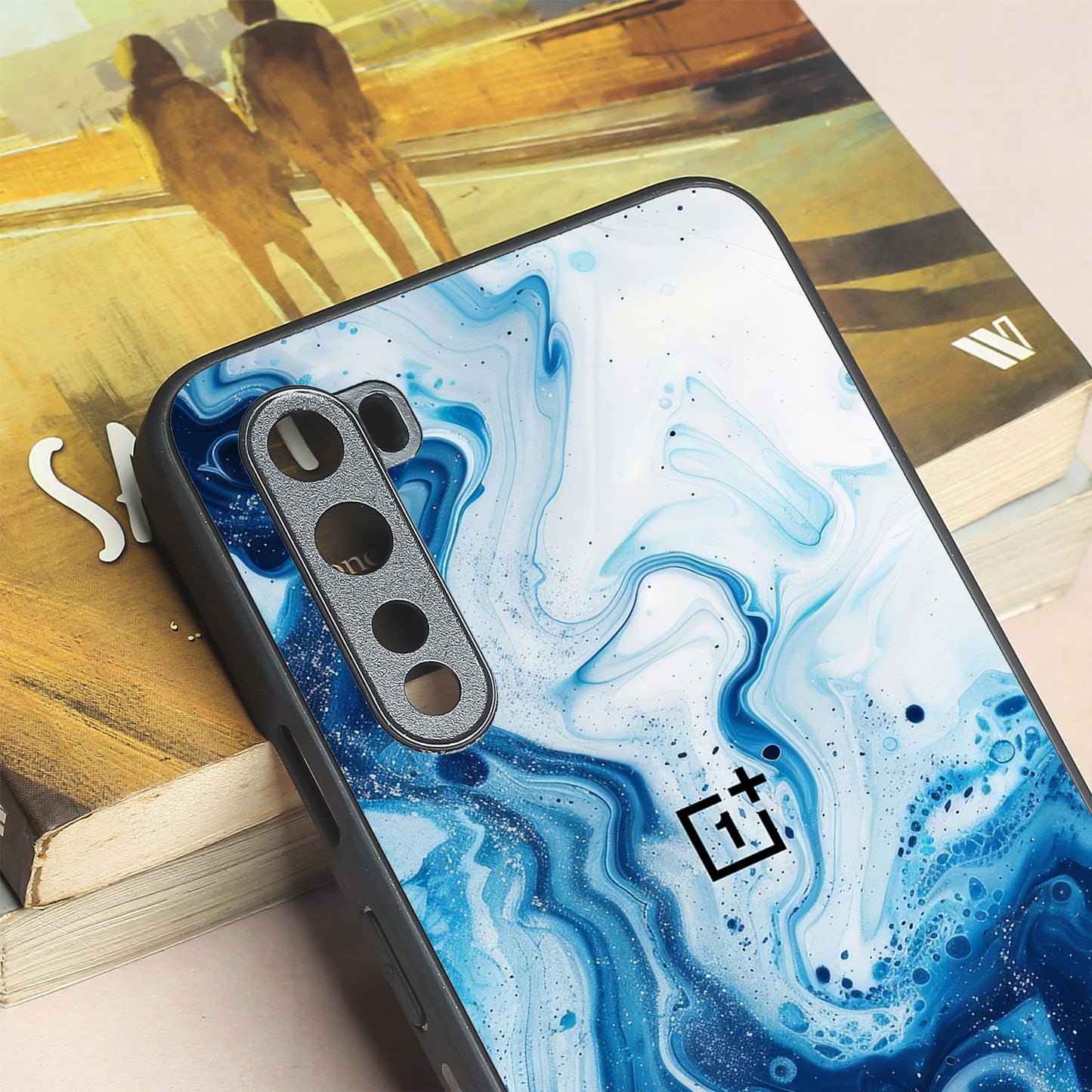 Neptune Swirl metal back case for Oneplus Nord