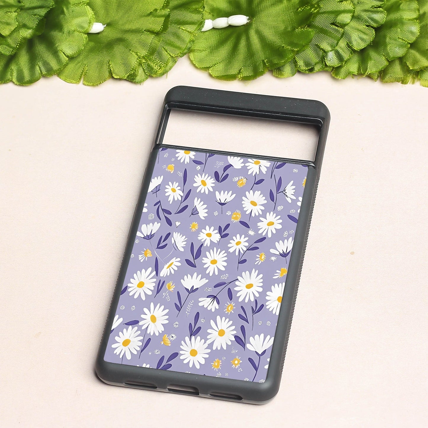 Lavender Daisies metal back case for Google Pixel 8