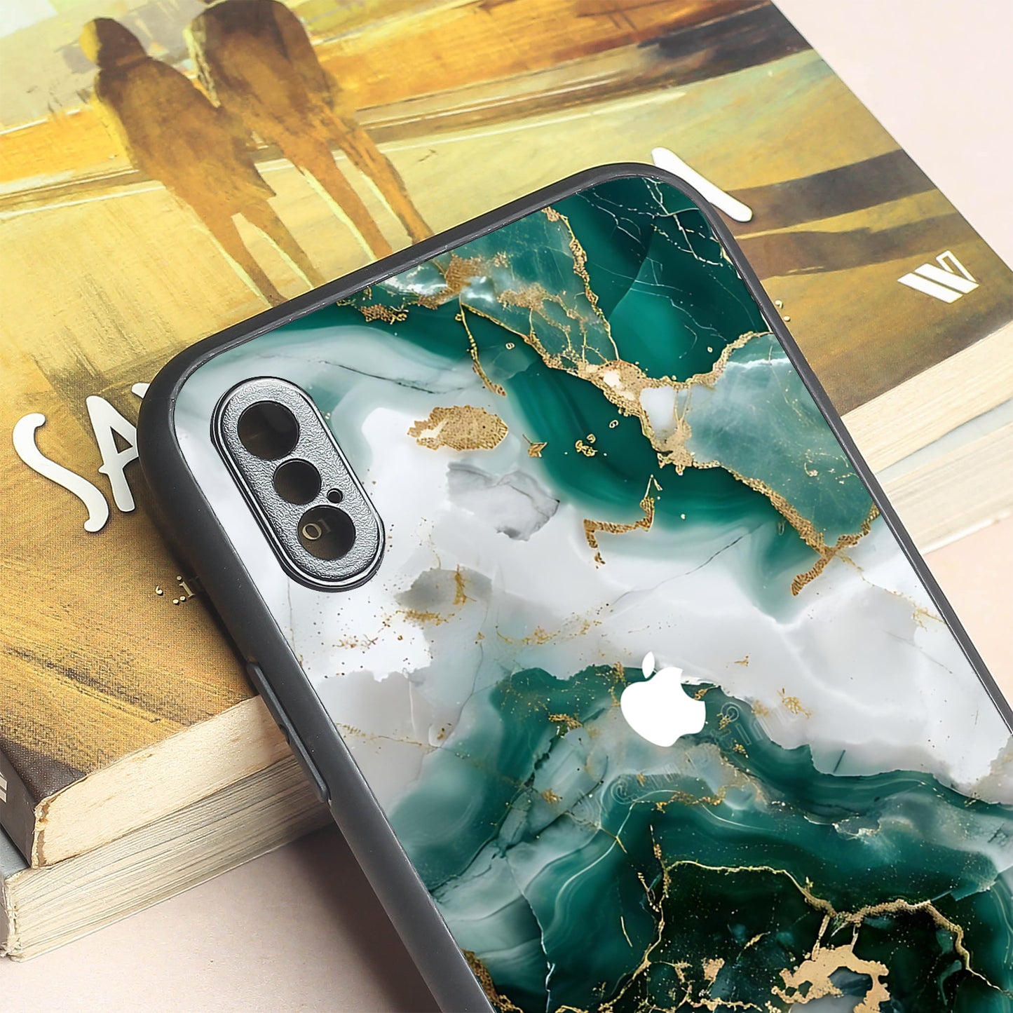 Auric Glaze metal back case for Apple Iphone X/XS