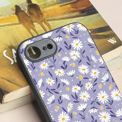 Lavender Daisies metal back case for Apple Iphone 16e