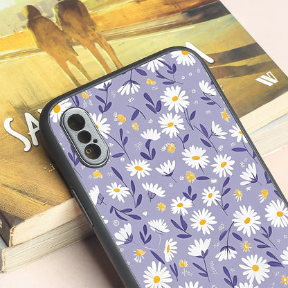 Lavender Daisies metal back case for Apple Iphone X/XS