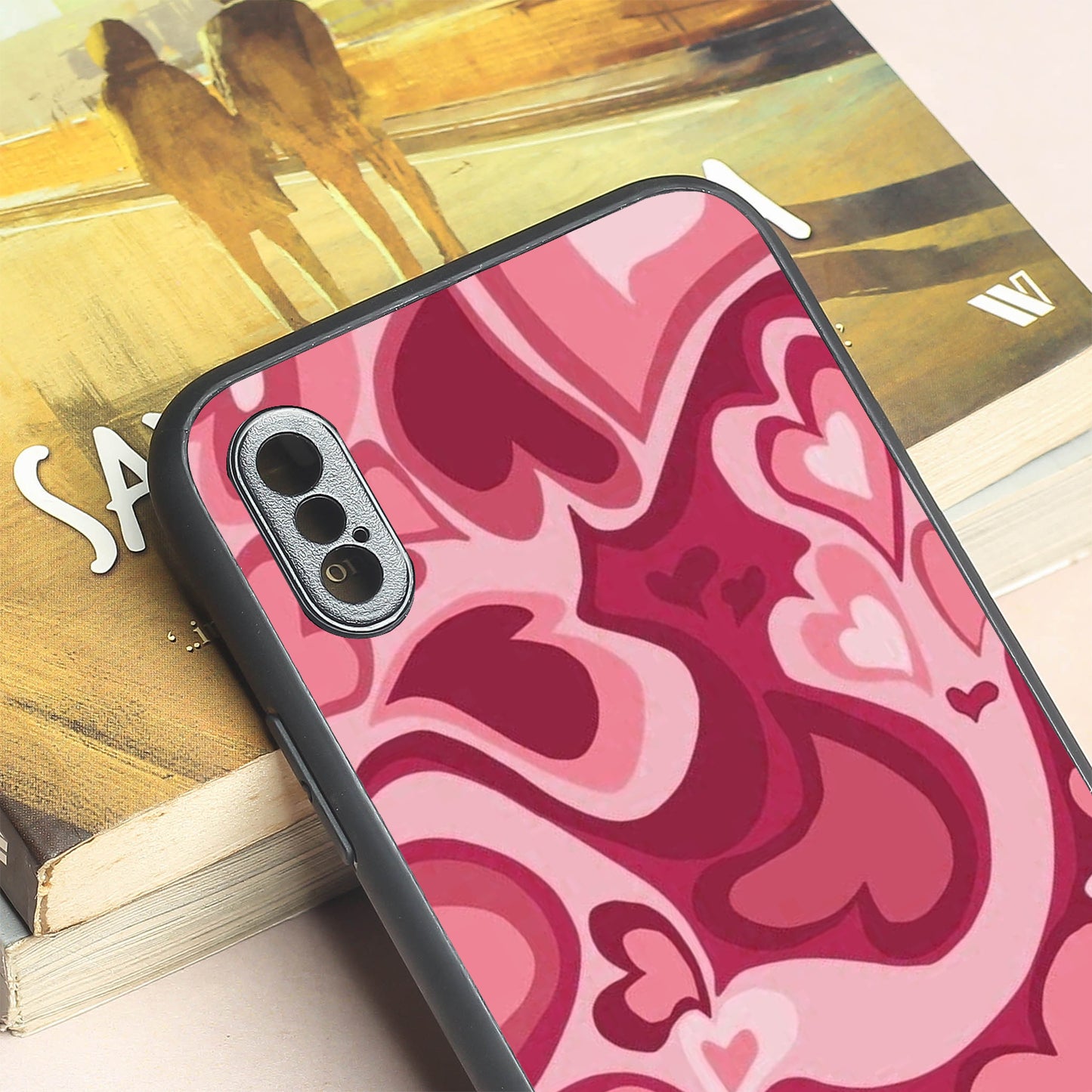 Copper Luxe Marble metal back case for Apple Iphone X/XS