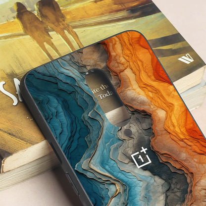 Layered Marble metal back case for Oneplus 7 Pro