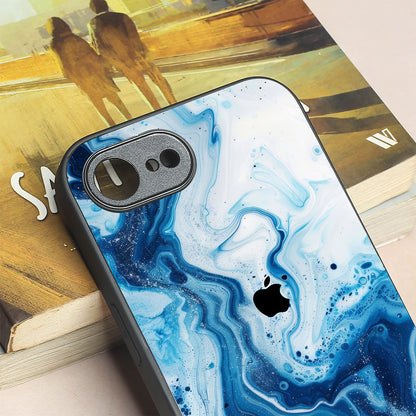 Neptune Swirl metal back case for Apple Iphone 16e