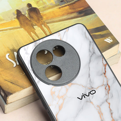 Copper Luxe Marble metal back case for Vivo V30e