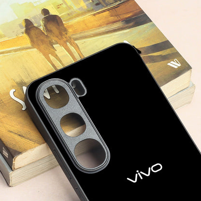 Black metal back case for Vivo Y300