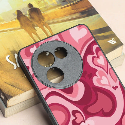 Valentine Wave metal back case for Vivo V30e