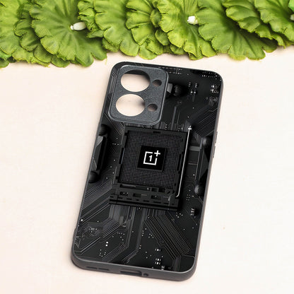 Microchip metal back case for Oneplus Nord 2T