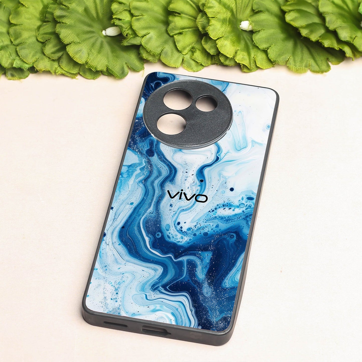 Neptune Swirl metal back case for Vivo Y58