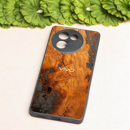 Lava Oak metal back case for Vivo T3X