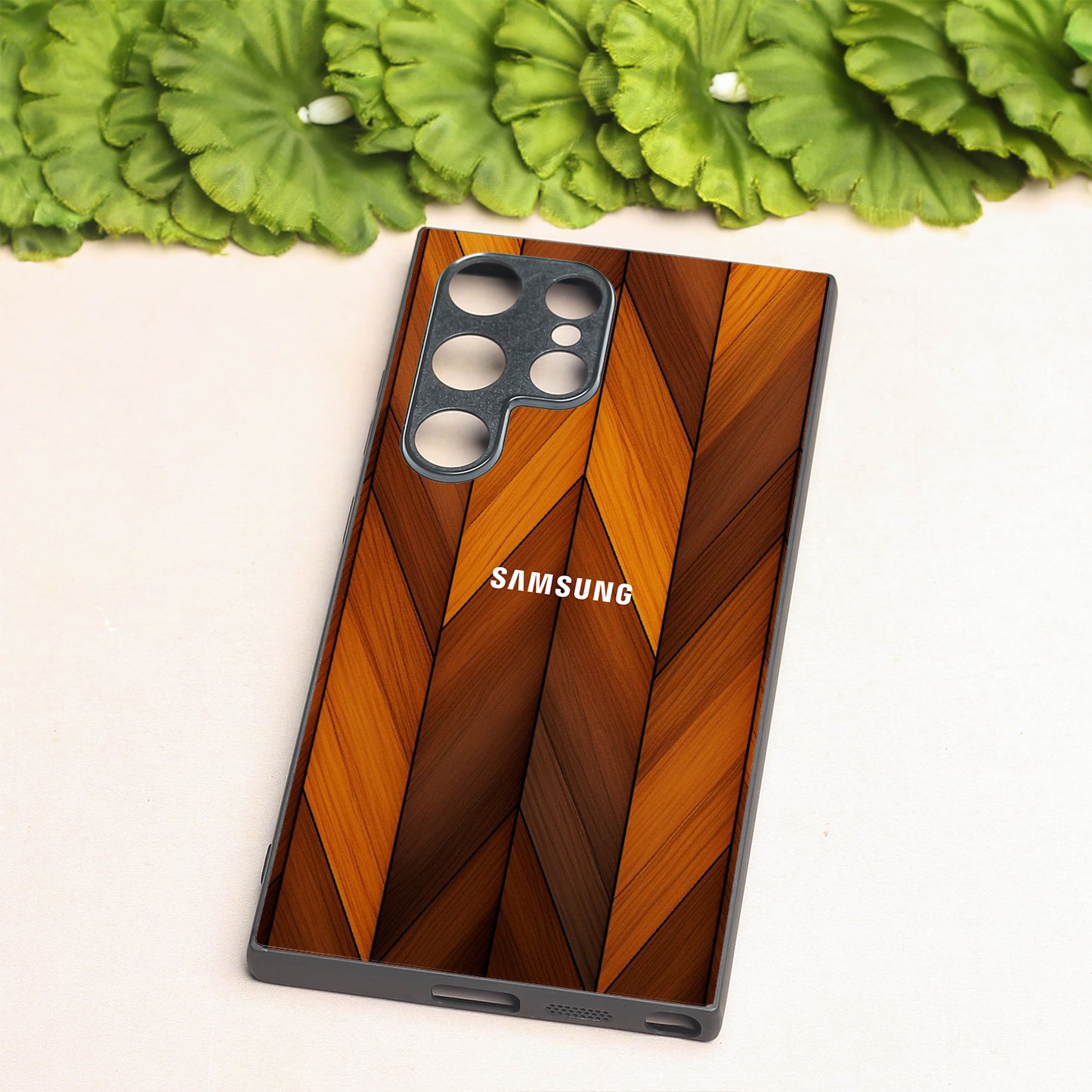 V-Wood Luxe metal back case for Samsung S24 Plus