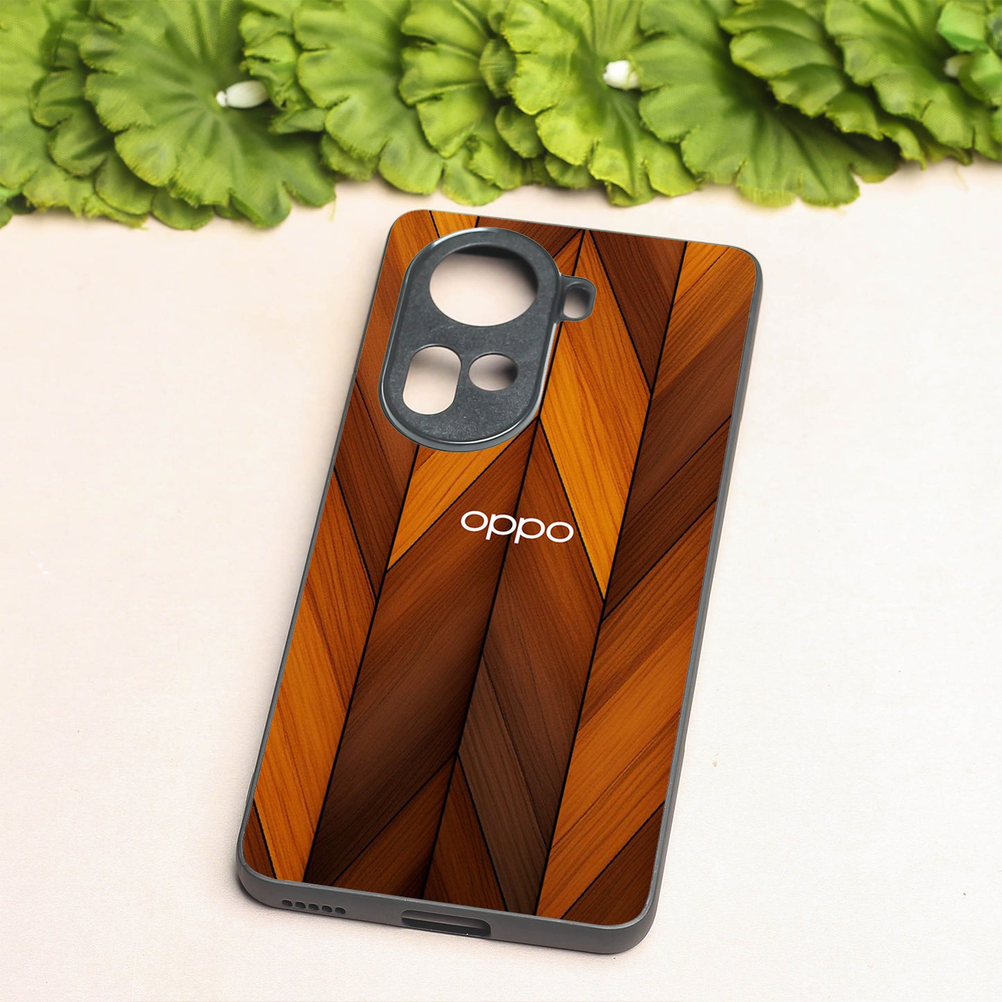 V-Wood Luxe metal back case for Oppo Reno 11
