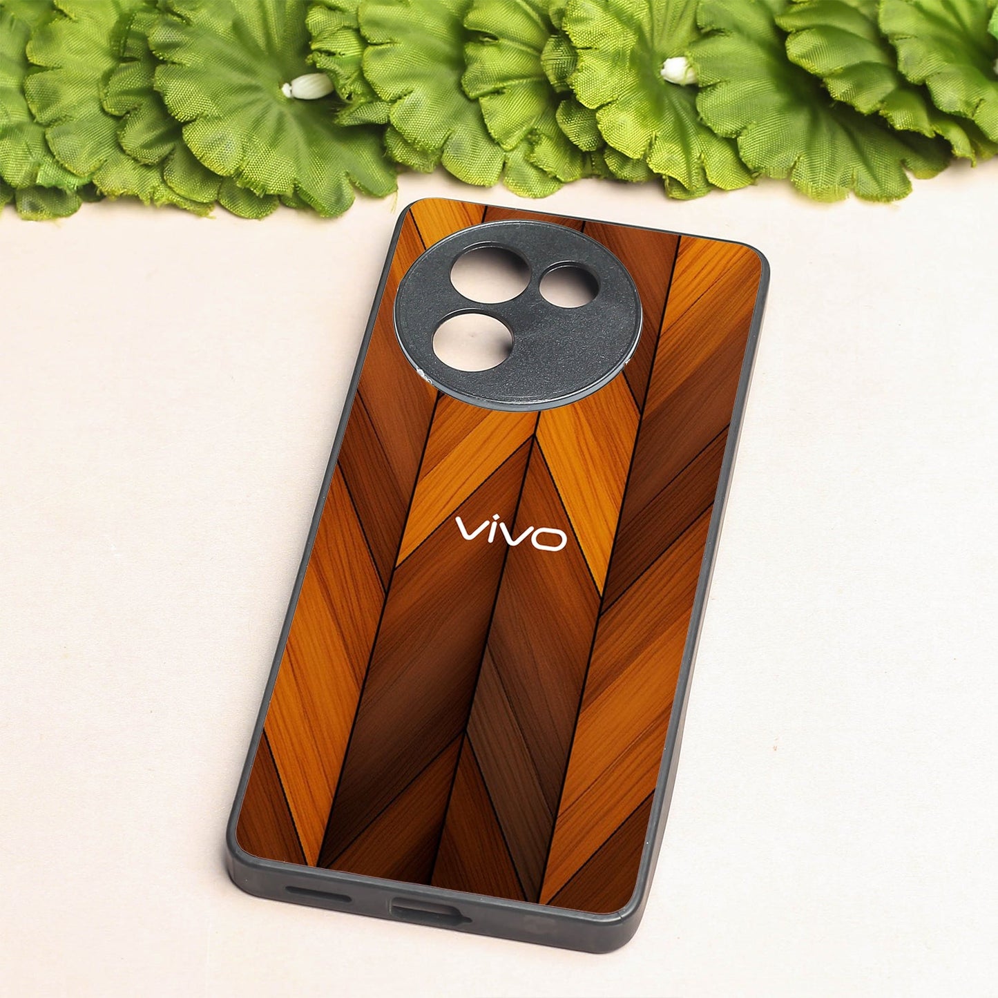 V-Wood Luxe metal back case for Vivo Y58