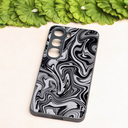 Blackout Marble metal back case for Vivo Y300
