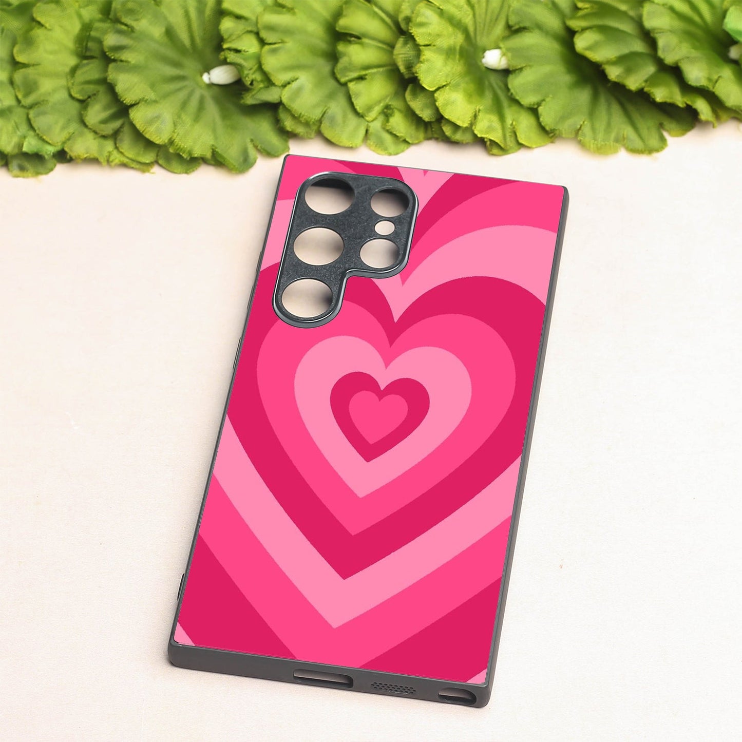 Retro Love metal back case for Samsung S24 Ultra