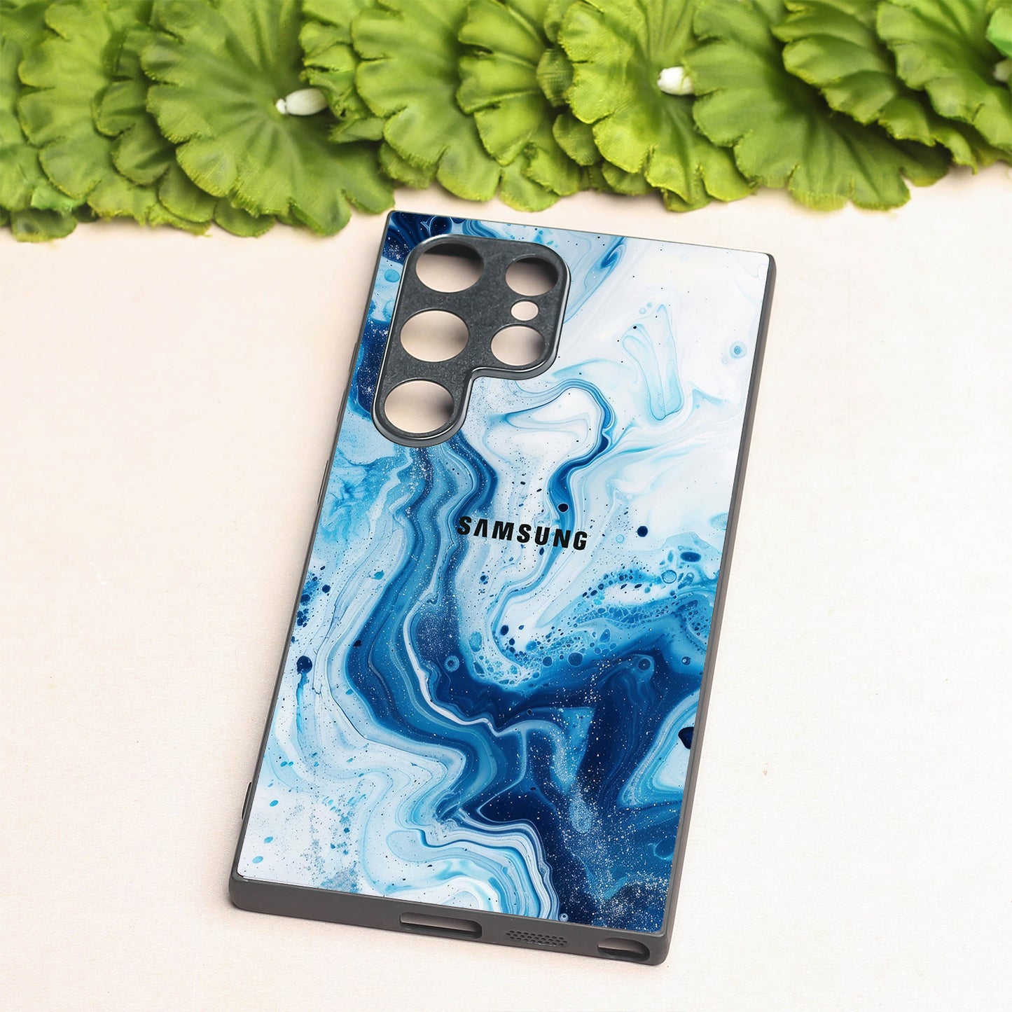 Neptune Swirl metal back case for Samsung S24 Plus