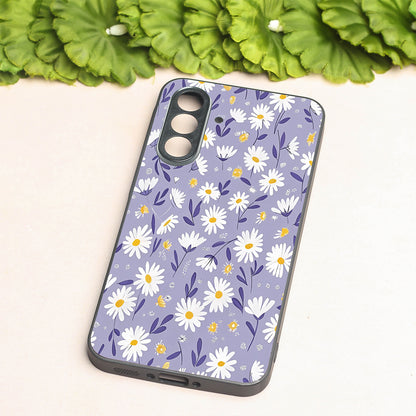 Lavender Daisies metal back case for Samsung A56