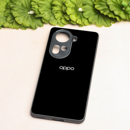 Black metal back case for Oppo Reno 11