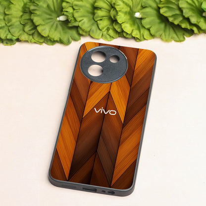 V-Wood Luxe metal back case for Vivo V30e