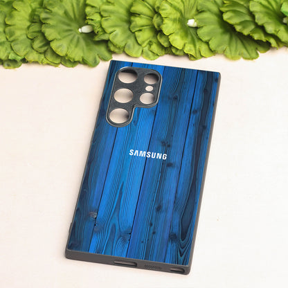 Indigo Planks metal back case for Samsung S24 Plus