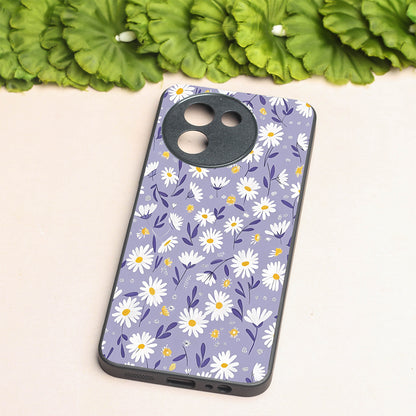 Lavender Daisies metal back case for Vivo V30e