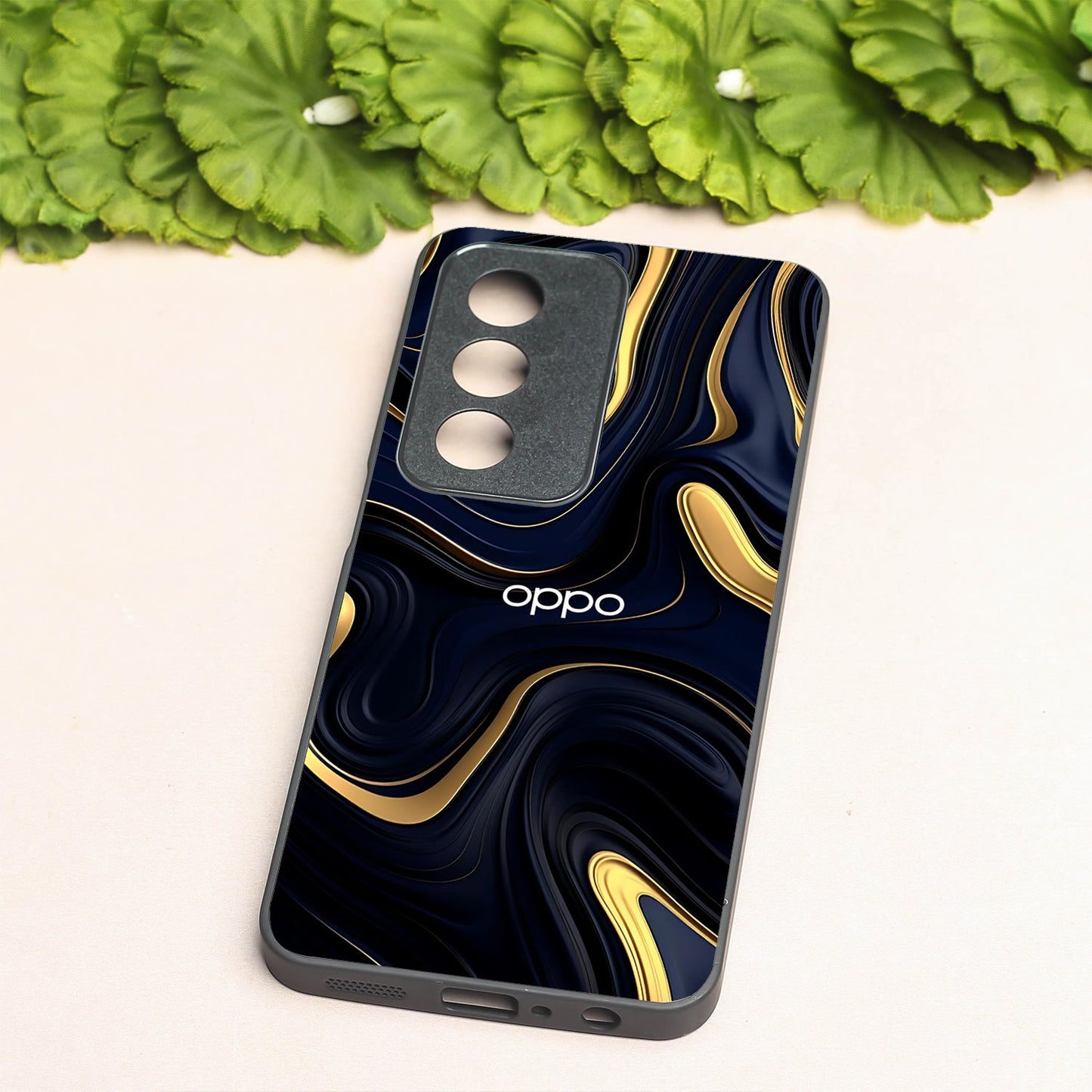 Noir Gold metal back case for Oppo A3 Pro 5g