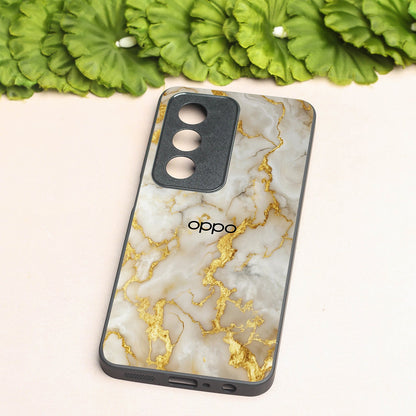 Gold Vein Glory metal back case for Oppo A3 Pro 5g