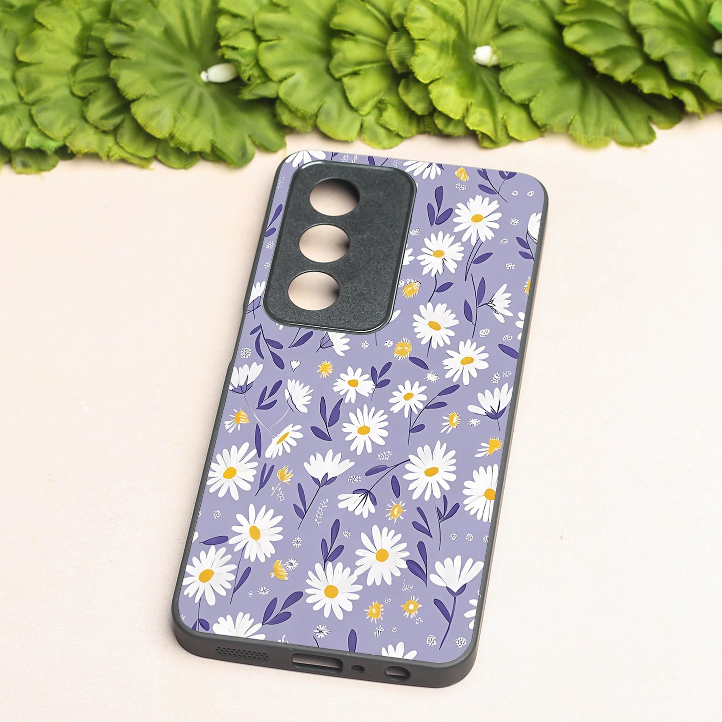 Lavender Daisies metal back case for Oppo K12X