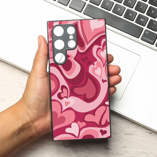 Valentine Wave metal back case for Samsung S24 Plus