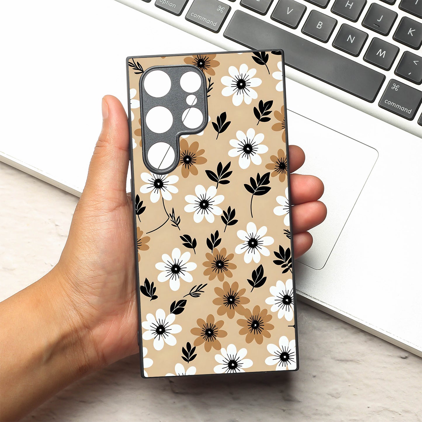 Daisy Dusk metal back case for Samsung S24 Plus