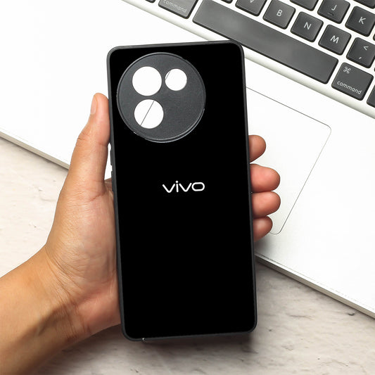 Black metal back case for Vivo V30e