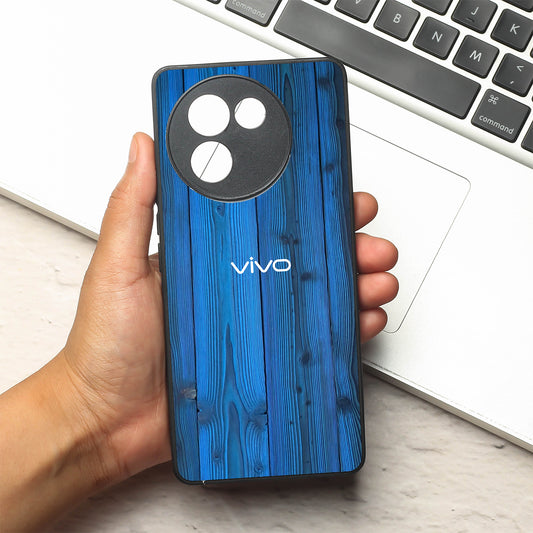 Indigo Planks metal back case for Vivo V30e