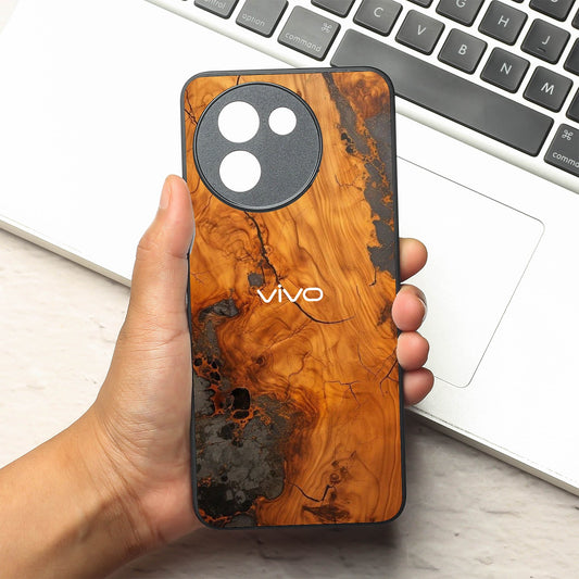 Lava Oak metal back case for Vivo Y200i