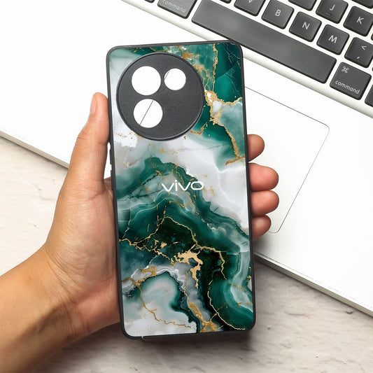 Auric Glaze metal back case for Vivo V30e