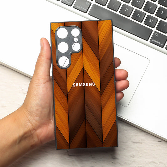 V-Wood Luxe metal back case for Samsung S24 Plus