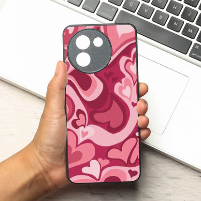 Valentine Wave metal back case for Vivo Y58