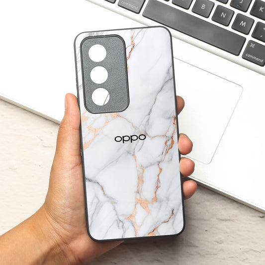 Copper Luxe Marble metal back case for Oppo K12X