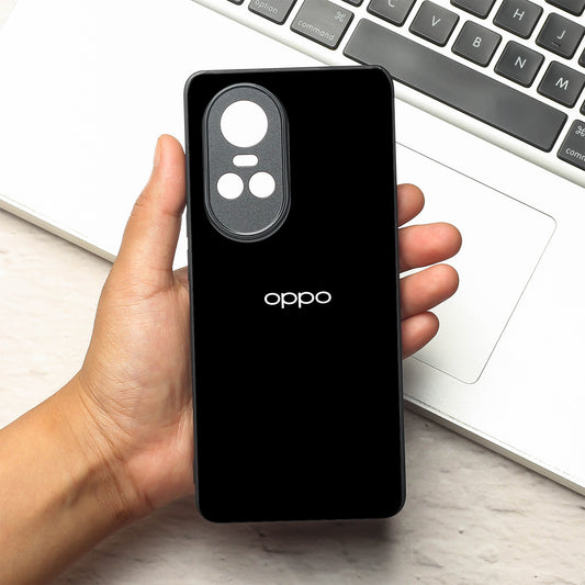 Black metal back case for Oppo Reno 10