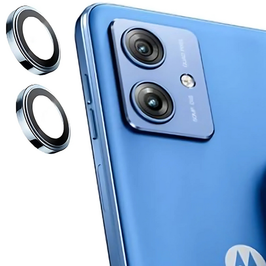 Sierra Blue Metallic camera ring lens guard for Motorola G54