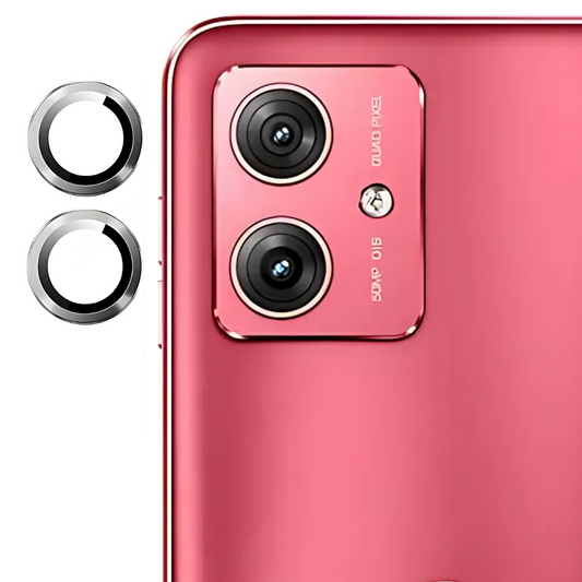 Silver Metallic camera ring lens guard for Motorola G64