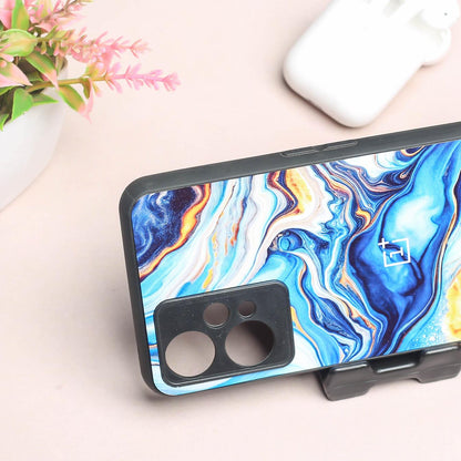 Blue Opulent metal back case for OnePlus Nord CE 2 Lite