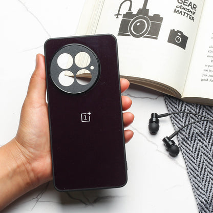 Black metal back case for OnePlus 13