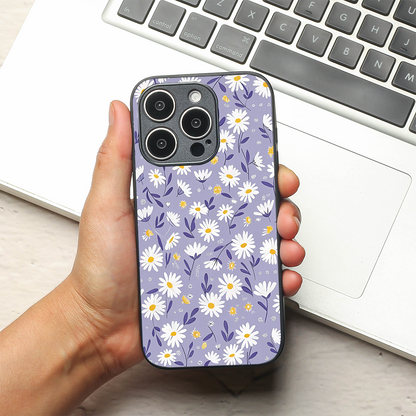Lavender Daisies metal back case for Apple Iphone 13 Pro Max