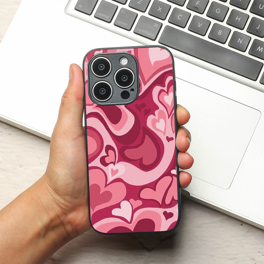 Valentine Wave metal back case for Apple Iphone 16 Pro Max