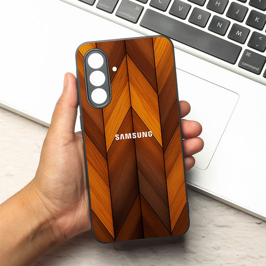 V-Wood Luxe metal back case for Samsung A55